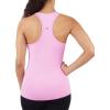 imageYogalicious Womens Lightweight Tank Top Soft Racerback Workout Yoga Sleeveless Quick Dry TopBonbonWhite