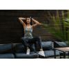 imageYogalicious Womens Lightweight Tank Top Soft Racerback Workout Yoga Sleeveless Quick Dry TopBurnt AmberBlack