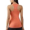 imageYogalicious Womens Lightweight Tank Top Soft Racerback Workout Yoga Sleeveless Quick Dry TopCopper IronHtr Charcoal