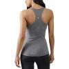imageYogalicious Womens Lightweight Tank Top Soft Racerback Workout Yoga Sleeveless Quick Dry TopHtr CharcoalBlack