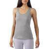 imageYogalicious Womens Lightweight Tank Top Soft Racerback Workout Yoga Sleeveless Quick Dry TopHtr GreyHtr Charcoal