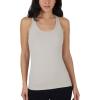 imageYogalicious Womens Lightweight Tank Top Soft Racerback Workout Yoga Sleeveless Quick Dry TopNacreous CloudGardenia