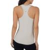 imageYogalicious Womens Lightweight Tank Top Soft Racerback Workout Yoga Sleeveless Quick Dry TopNacreous CloudGardenia