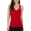 imageYogalicious Womens Lightweight Tank Top Soft Racerback Workout Yoga Sleeveless Quick Dry TopScorpio RedBlack