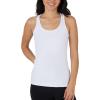 imageYogalicious Womens Lightweight Tank Top Soft Racerback Workout Yoga Sleeveless Quick Dry TopWhiteBlack