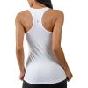 imageYogalicious Womens Lightweight Tank Top Soft Racerback Workout Yoga Sleeveless Quick Dry TopWhiteHtr Charcoal