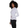 imageYogalicious Womens Ultra Soft Lightweight Full Zip Yoga Jacket with PocketsWhite