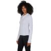 imageYogalicious Womens Ultra Soft Lightweight Full Zip Yoga Jacket with PocketsWhite
