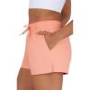 imageYogalicious Relaxed Fit Running Short 3quot Athletic 2in1 Inner Lining Lightweight Short with Drawstring and Pockets for WomenDesert Flower