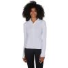 imageYogalicious Womens Ultra Soft Lightweight Full Zip Yoga Jacket with PocketsWhite