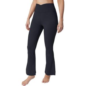 imageYogalicious Flared 78 Legging High Waisted Bootcut Tummy Control Wide Leg Pants for WomenNavy Blazer
