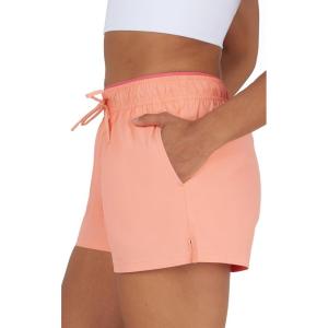 imageYogalicious Relaxed Fit Running Short 3quot Athletic 2in1 Inner Lining Lightweight Short with Drawstring and Pockets for WomenDesert Flower