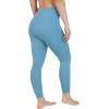 imageYogalicious High Waist Squat Proof Soft Printed Leggings for WomenAdriatic Blue