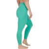 imageYogalicious High Waist Squat Proof Soft Printed Leggings for WomenMarine Green
