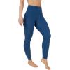 imageYogalicious High Waist Squat Proof Soft Printed Leggings for WomenOcean Indigo