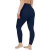 imageYogalicious High Waist Squat Proof Soft Printed Leggings for WomenPageant Blue