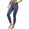 imageYogalicious High Waist Ultra Soft 78 Ankle Length Leggings with Pockets for WomenCelestial Navy Nude Tech Elastic Free W Pocket