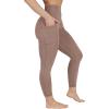 imageYogalicious High Waist Ultra Soft 78 Ankle Length Leggings with Pockets for WomenLeafless Tree WPocket
