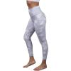 imageYogalicious High Waist Ultra Soft 78 Ankle Length Leggings with Pockets for WomenWhite Camo Lux