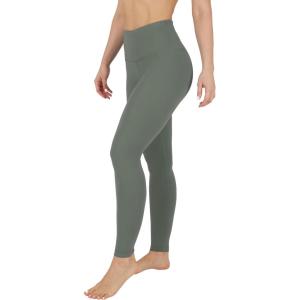 imageYogalicious High Waist Squat Proof Soft Printed Leggings for WomenLily Pad