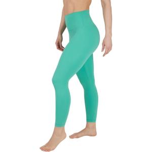 imageYogalicious High Waist Squat Proof Soft Printed Leggings for WomenMarine Green