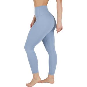 imageYogalicious High Waist Squat Proof Soft Printed Leggings for WomenRain Washed