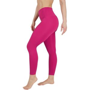 imageYogalicious High Waist Squat Proof Soft Printed Leggings for WomenRaspberry Sorbet