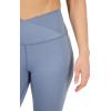 imageYogalicious Womens Crossover High Waisted Flare Legging Squat Proof Yoga Pant  29quot ampamp 315quot InseamSymphony Blue 29
