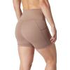 image:imageYogalicious Womens 5 7 High Waisted Biker Shorts Squat Proof Workout Yoga Short 2 PackLeaflesstree WPocket  Black No Pocket 5