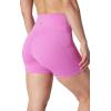 image:imageYogalicious Womens 5 7 High Waisted Biker Shorts Squat Proof Workout Yoga Short 2 PackSpringcrocus WPocket  Black No Pocket 5