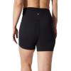 image:imageYogalicious Womens 5 7 High Waisted Biker Shorts Squat Proof Workout Yoga Short 2 PackSpringcrocus WPocket  Black No Pocket 5