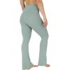 image:imageYogalicious Womens Flare Legging Crossover High Waisted Squat Proof Bootcut Yoga Pant 29315Clover 315