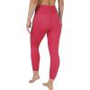 image:imageYogalicious Womens High Waisted Leggings Squat Proof Workout Running Yoga PantsEarth Red Lux