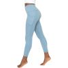 image:imageYogalicious Womens High Waisted Leggings Squat Proof Workout Running Yoga PantsFaded Denim Lux