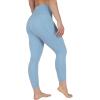 image:imageYogalicious Womens High Waisted Leggings Squat Proof Workout Running Yoga PantsFaded Denim Lux