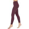 image:imageYogalicious Womens High Waisted Leggings Squat Proof Workout Running Yoga PantsMauve Wine Nude Tech
