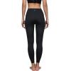 image:imageYogalicious Womens High Waisted Leggings Squat Proof Workout Running Yoga PantsOnyx Black Lux