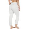 image:imageYogalicious Womens Straight Leg Pant High Waisted Yoga Workout PantsGardenia