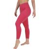 image:imageYogalicious Womens High Waisted Leggings Squat Proof Workout Running Yoga PantsEarth Red Lux