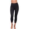 image:image90 Degree By Reflex Womens High Waisted Capri Legging Side Pocket Squat Proof Gym Workout Yoga PantOnyx Black