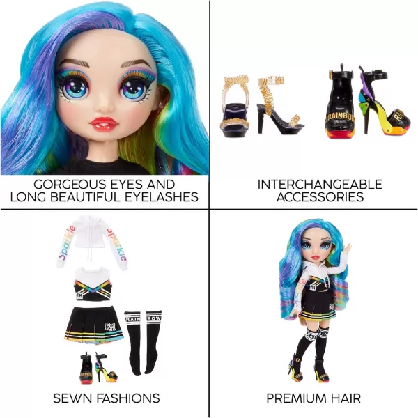 Rainbow High Amaya Raine – Rainbow Fashion Doll with 2 Complete Doll Outfits to Mix &amp; Match and Doll Accessories, Great Gift for Kids 6-12 Years Old