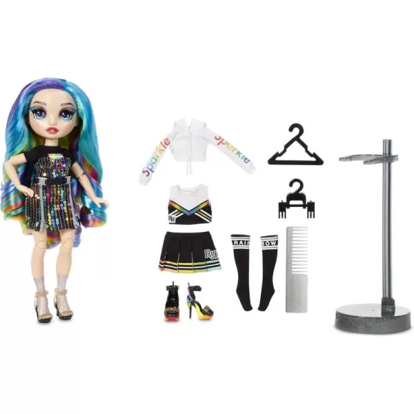 Rainbow High Amaya Raine – Rainbow Fashion Doll with 2 Complete Doll Outfits to Mix &amp; Match and Doll Accessories, Great Gift for Kids 6-12 Years Old