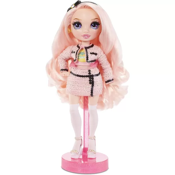 Rainbow High Bella Parker – Pink Fashion Doll with 2 Complete Doll Outfits to Mix &amp; Match and Doll Accessories, Great Gift for Kids 6-12 Years Old