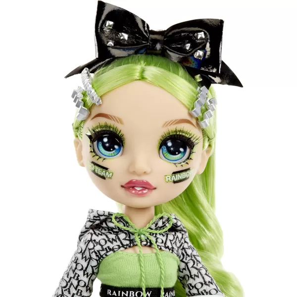 Rainbow High Cheer Jade Hunter – Green Cheerleader Fashion Doll with 2 Pom Poms and Doll Accessories, Great Gift for Kids 6-12 Years Old
