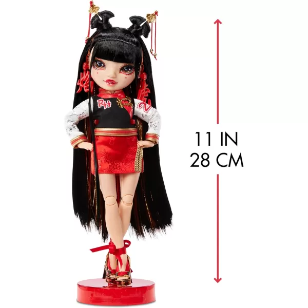 Rainbow High Chinese New Year Collector Doll - 2022 Year of The Tiger Lily Cheng with Multicolored Rainbow Hair, 2 Gorgeous Outfits to Mix &amp; Match and Premium Doll Accessories, Multicolor- 2022 Year of The Tiger Lily Cheng with Multicolored Rainbow Hair, 2 Gorgeous Outfits to Mix &amp; Match and Premium Doll Accessories, Multicolor)
