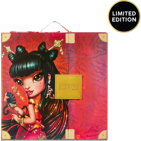 Rainbow High Chinese New Year Collector Doll - 2022 Year of The Tiger Lily Cheng with Multicolored Rainbow Hair, 2 Gorgeous Outfits to Mix &amp; Match and Premium Doll Accessories, Multicolor- 2022 Year of The Tiger Lily Cheng with Multicolored Rainbow Hair, 2 Gorgeous Outfits to Mix &amp; Match and Premium Doll Accessories, Multicolor)