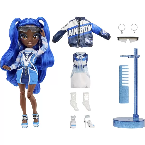 Rainbow High Coco Vanderbalt- Cobalt Blue Fashion Doll. 2 Designer Outfits to Mix &amp; Match with Accessories, Great Gift for Kids 6-12 Years Old and Collectors