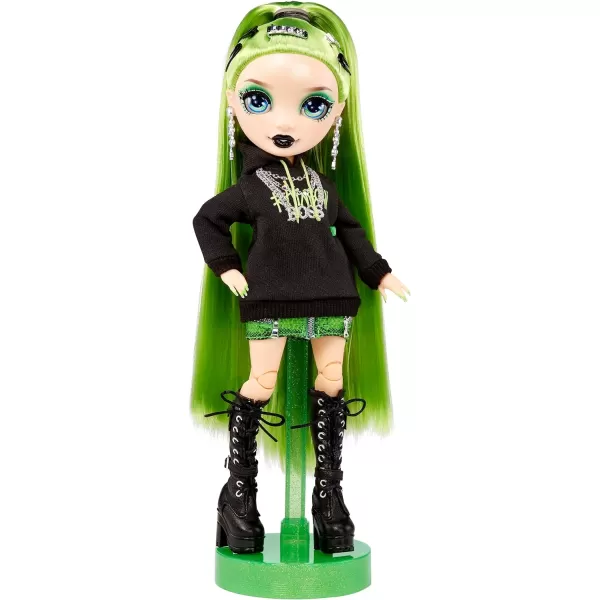 Rainbow High Fantastic Fashion Jade Hunter - Green 11” Fashion Doll and Playset with 2 Complete Doll Outfits, and Fashion Play Accessories, Great Gift for Kids 4-12 Years Old