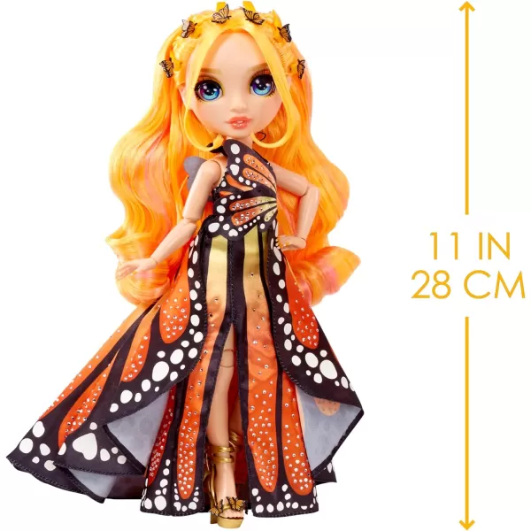 Rainbow High Fantastic Fashion Poppy Rowan - Orange 11” Fashion Doll and Playset with 2 Complete Doll Outfits, and Fashion Play Accessories, Great Gift for Kids 4-12 Years Old