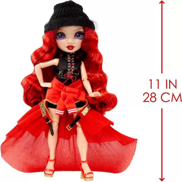Rainbow High Fantastic Fashion Ruby Anderson - Red 11” Fashion Doll and Playset with 2 Complete Doll Outfits, and Fashion Play Accessories, Great Gift for Kids 4-12 Years Old